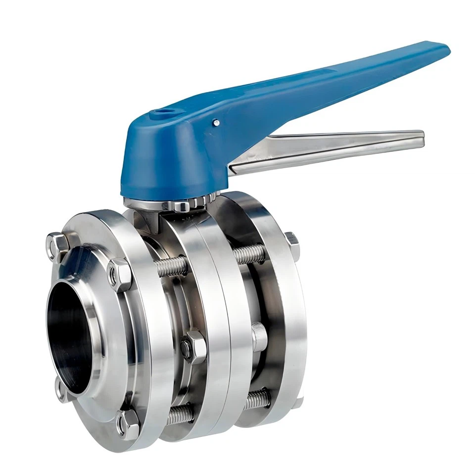 Sanitary Three-piece Butterfly Valve